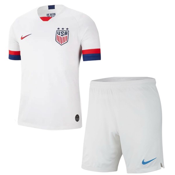 Camiseta Estados Unidos 1ª Niños 2019 Blanco